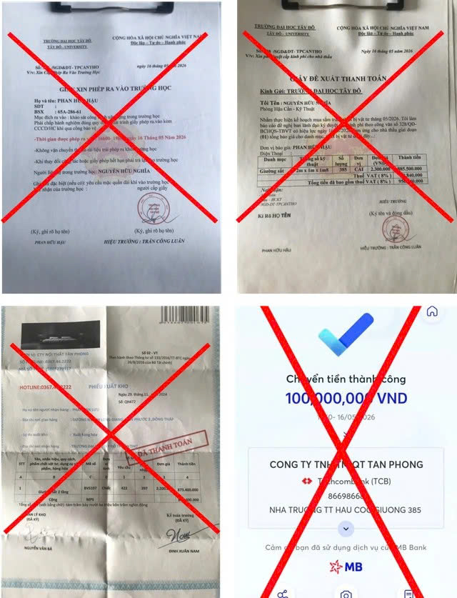 Giả danh nhân viên Đại học Tây Đô, giăng bẫy hợp đồng để lừa doanh nghiệp- Ảnh 2.