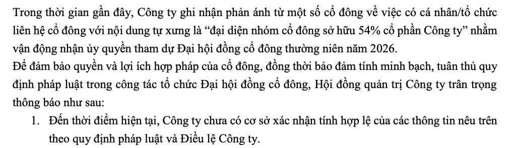 Ladophar cảnh báo thông tin vận động ủy quyền dự họp ĐHĐCĐ từ nhóm tự nhận sở hữu 54% cổ phần - Ảnh 1.