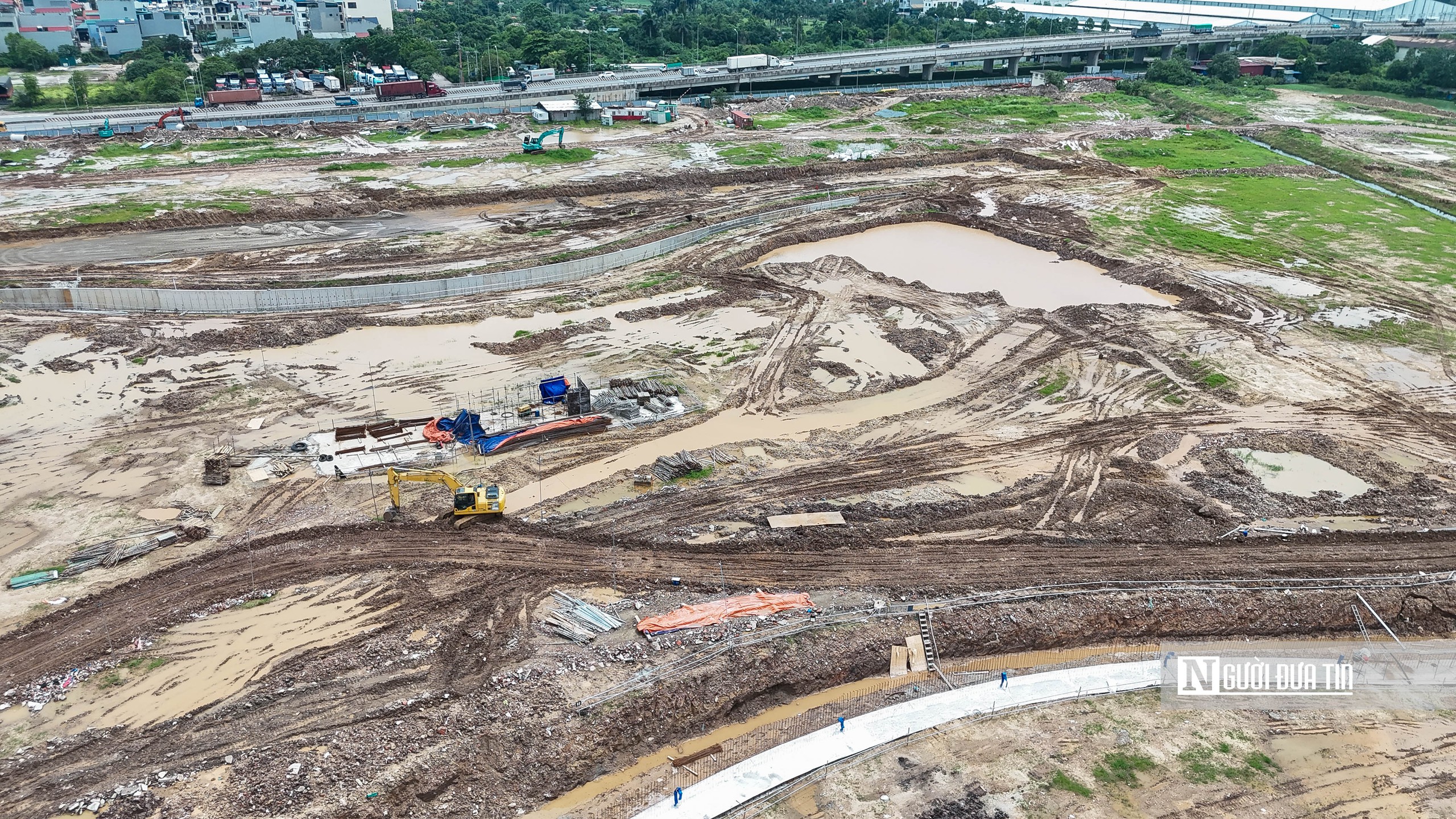 Hà Nội: Hiện trạng khu đất xây dựng khu đô thị Hateco Đông Anh gần 40ha- Ảnh 7. Hà Nội: Hiện trạng khu đất xây dựng khu đô thị Hateco Đông Anh gần 40ha- Ảnh 7.