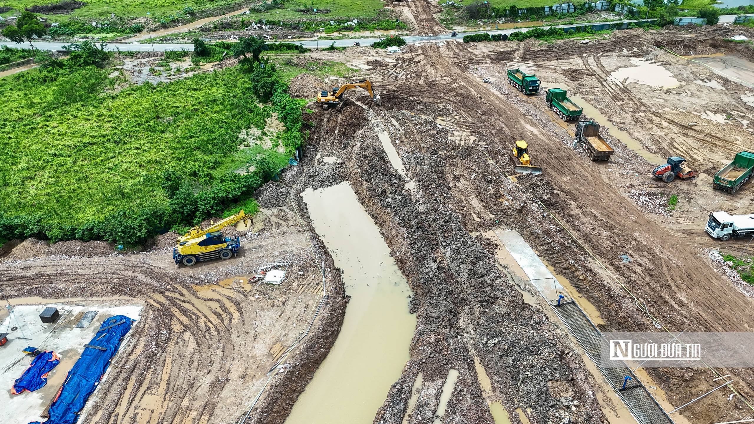 Hà Nội: Hiện trạng khu đất xây dựng khu đô thị Hateco Đông Anh gần 40ha- Ảnh 11. Hà Nội: Hiện trạng khu đất xây dựng khu đô thị Hateco Đông Anh gần 40ha- Ảnh 11.