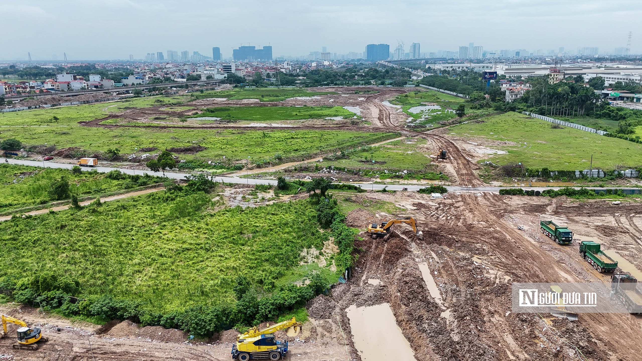 Hà Nội: Hiện trạng khu đất xây dựng khu đô thị Hateco Đông Anh gần 40ha- Ảnh 10. Hà Nội: Hiện trạng khu đất xây dựng khu đô thị Hateco Đông Anh gần 40ha- Ảnh 10.