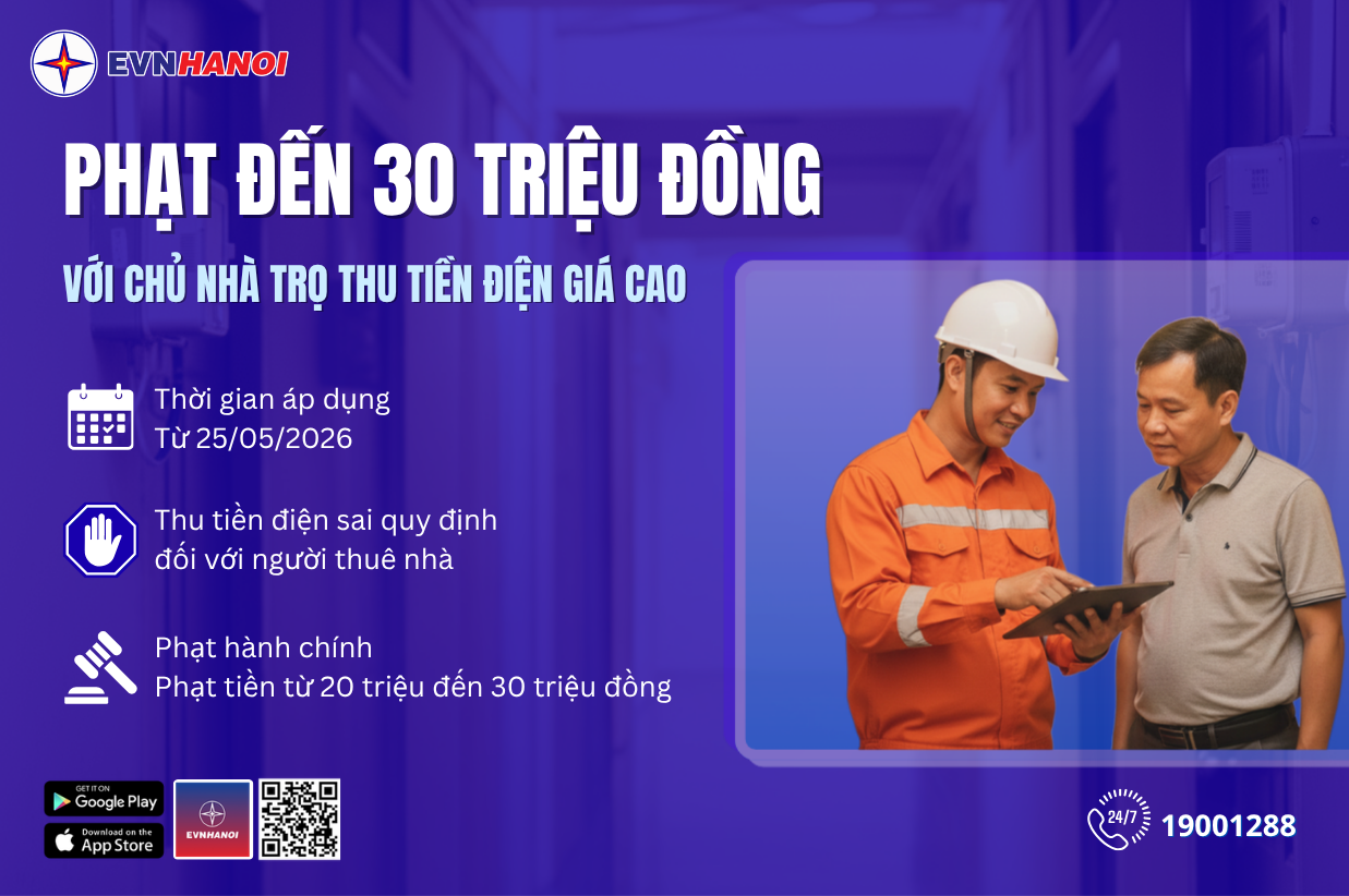 EVNHANOI tuyên truyền, hướng dẫn thực hiện đúng giá bán lẻ điện tại các điểm cho thuê nhà - Ảnh 2.