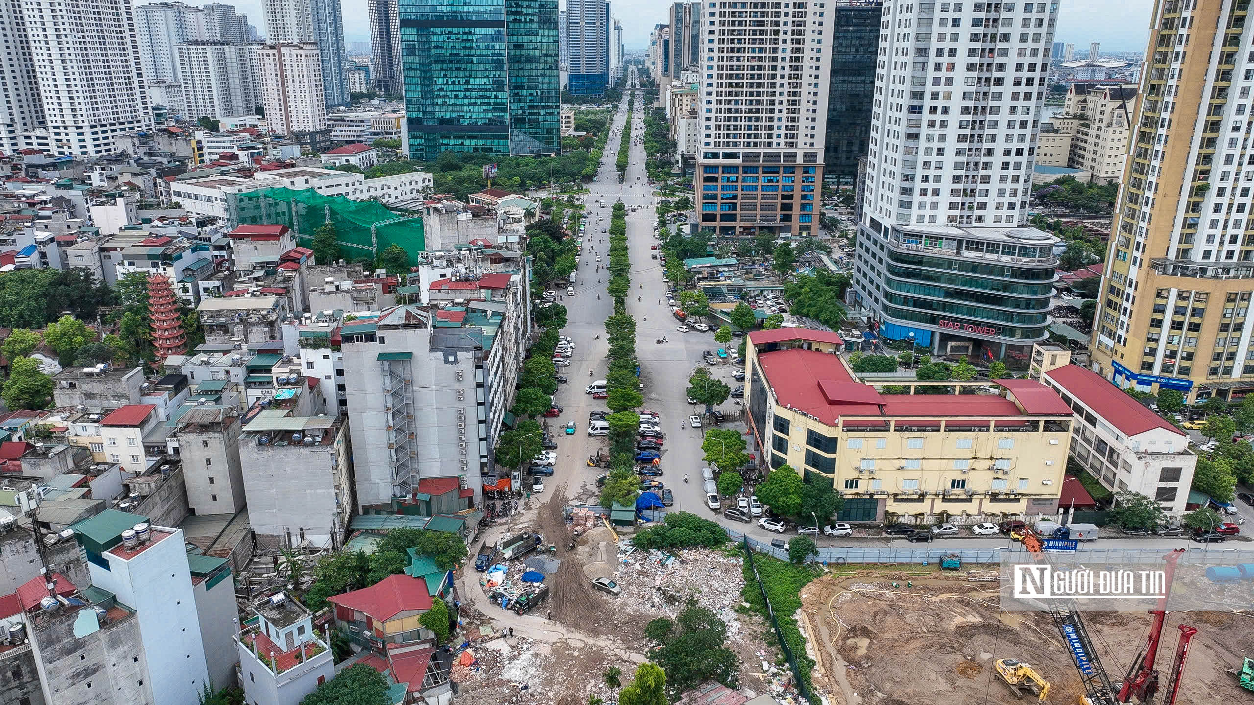 H&agrave; Nội: Cận cảnh c&aacute;c đoạn V&agrave;nh đai 2,5 đang thần tốc giải ph&oacute;ng mặt bằng - Ảnh 3.
