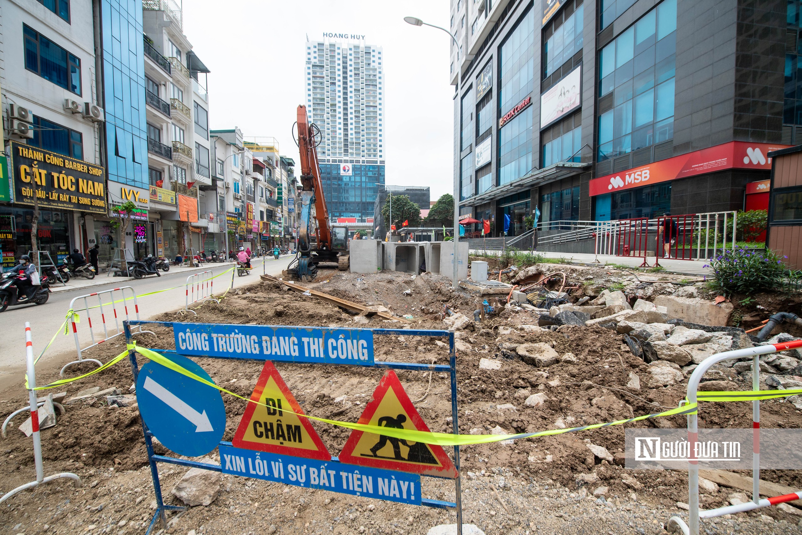 Hà Nội: Diện mạo đường Nguyễn Tuân sau nhiều lần lỡ hẹn 