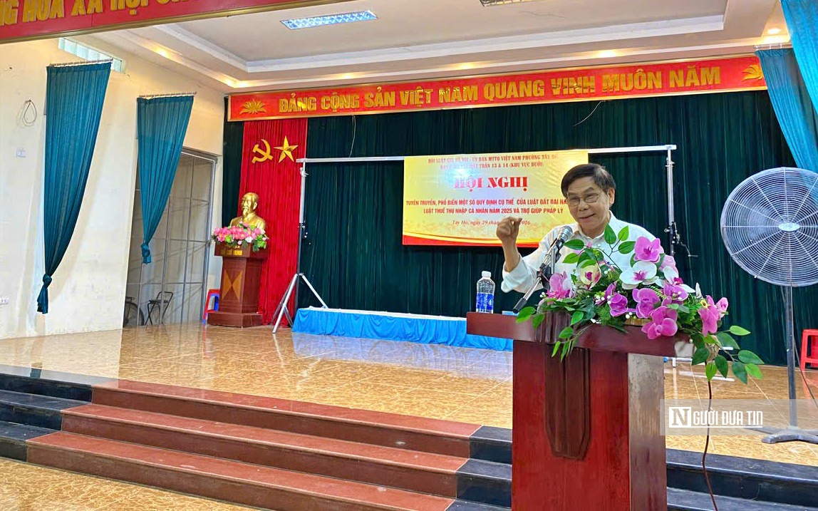 Hội Luật gia Hà Nội phổ biến Luật Đất đai 2024 và Luật Thuế TNCN 2025