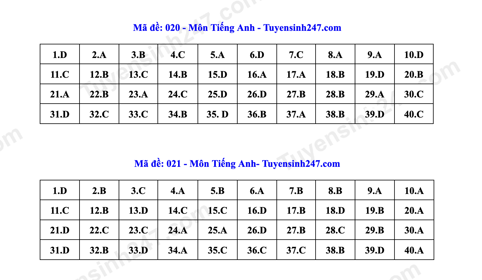 Đáp án môn tiếng Anh thi vào lớp 10 Hà Nội- Ảnh 17.