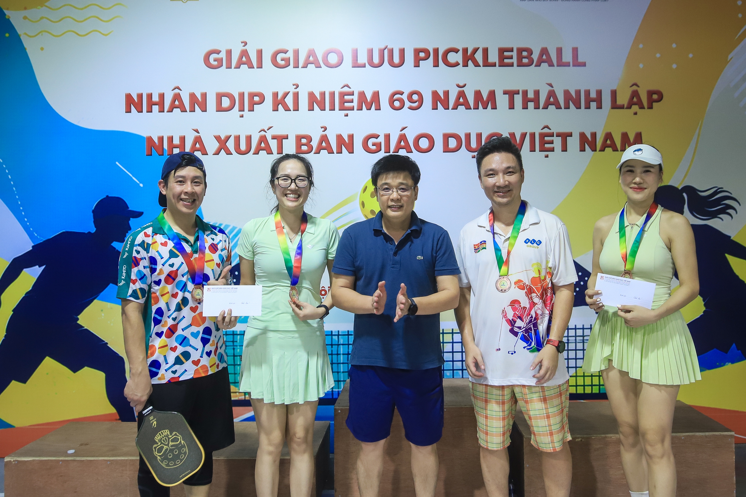 S&ocirc;i nổi giải giao lưu Pickleball nh&acirc;n kỷ niệm 69 năm th&agrave;nh lập NXB Gi&aacute;o dục Việt Nam - Ảnh 24.
