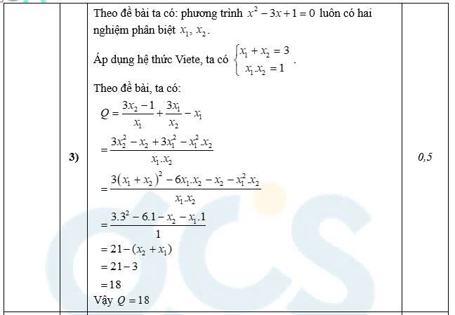 Đáp án môn Toán thi vào lớp 10 Hà Nội - Ảnh 7.