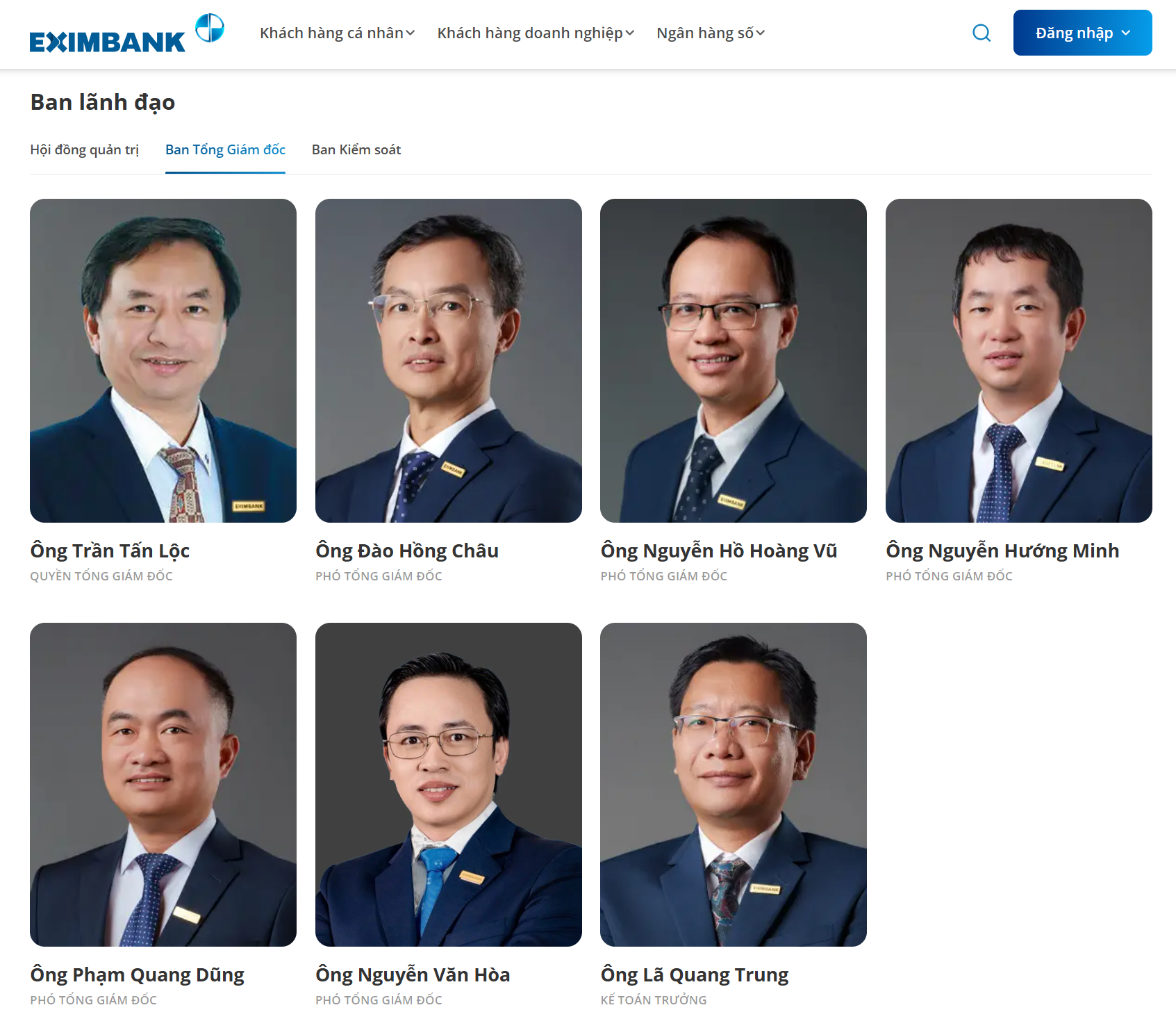 Eximbank tiếp tục biến động nhân sự cấp cao, 4 Phó Tổng Giám đốc rời vị trí - Ảnh 1.