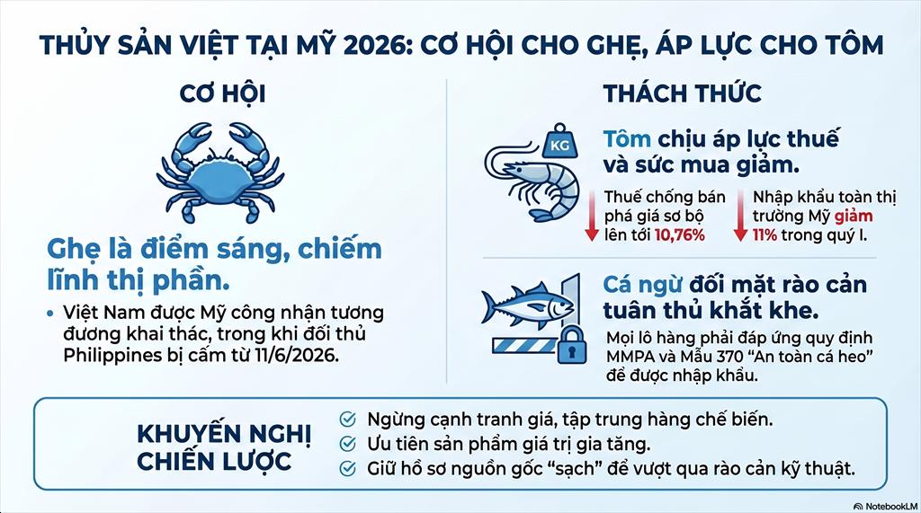 Ghẹ Việt Nam rộng cửa vào Mỹ, tôm tiếp tục chịu sức ép- Ảnh 1.