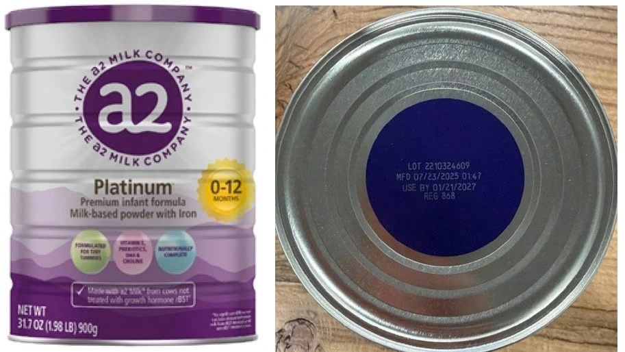 Bộ Y tế cảnh báo, thu hồi 3 lô sữa a2 Platinum Premium dành cho trẻ 0-12 tháng tuổi- Ảnh 1.