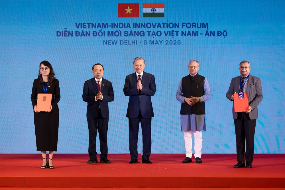 Tổng Bí thư, Chủ tịch nước Tô Lâm: Thúc đẩy hình thành đối tác số Việt Nam - Ấn Độ - Ảnh 3.