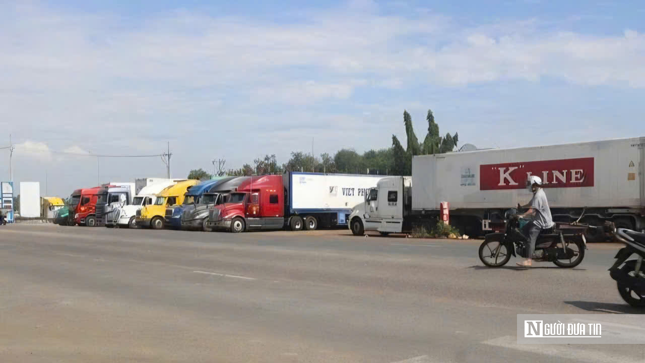 H&agrave;ng ng&agrave;n container sầu ri&ecirc;ng đổ về Dầu Gi&acirc;y: T&agrave;i xế vật vờ chờ kiểm định, người d&acirc;n than trời v&igrave; &ugrave;n tắc - Ảnh 4.