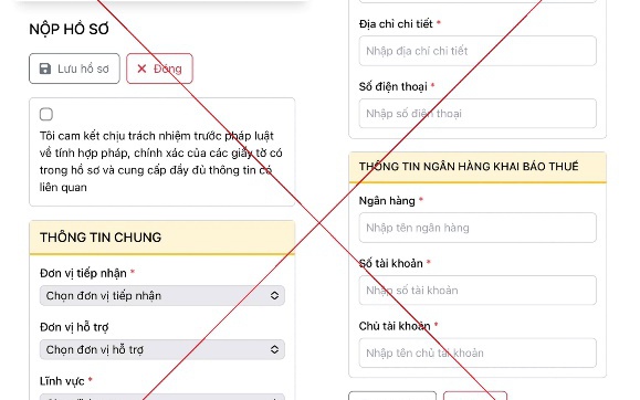 Cảnh báo lừa đảo tích hợp nhà đất qua web giả mạo Cổng dịch vụ công
