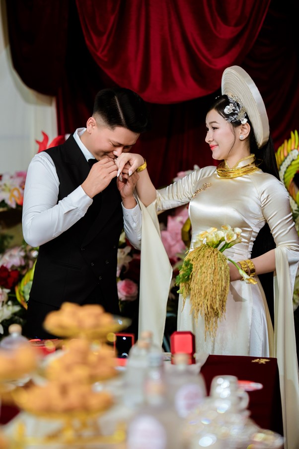 B&oacute; hoa cưới độc lạ của c&ocirc; d&acirc;u miền T&acirc;y g&acirc;y sốt c&otilde;i mạng - Ảnh 4.