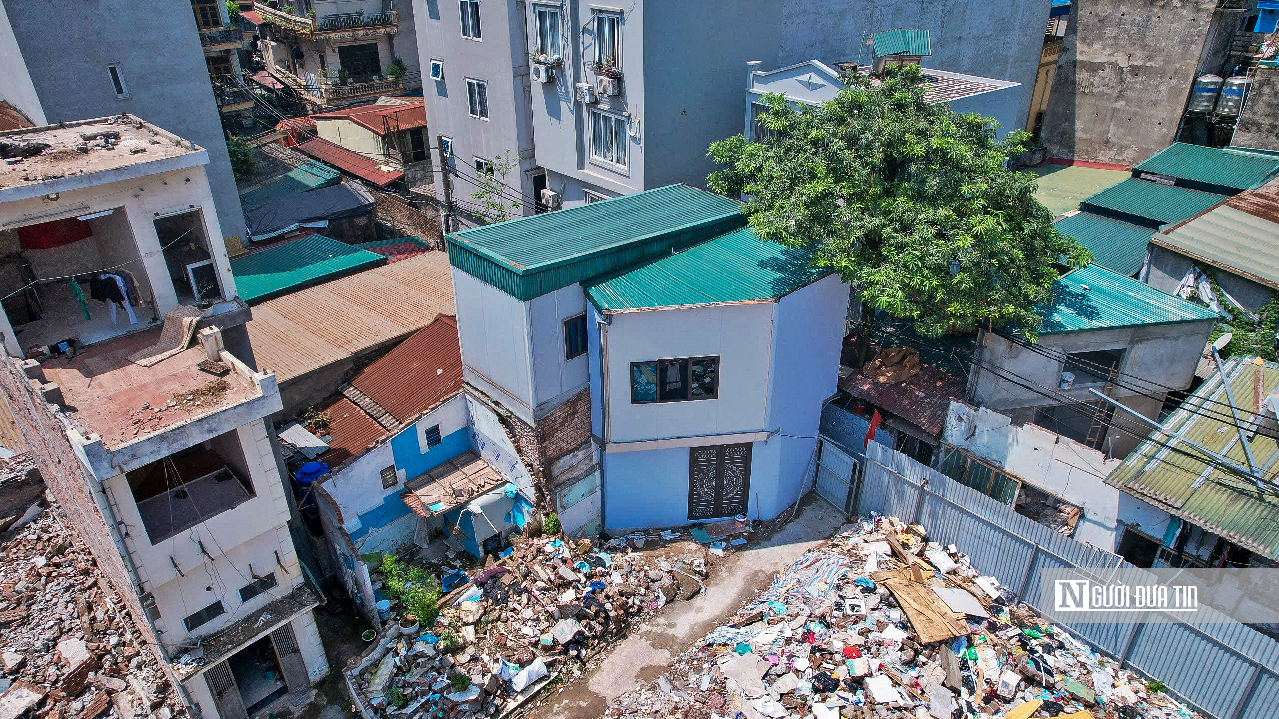 H&agrave; Nội: Nh&agrave; &ldquo;si&ecirc;u mỏng, si&ecirc;u m&eacute;o" xuất hiện d&ugrave; chưa giải ph&oacute;ng mặt bằng xong- Ảnh 8.