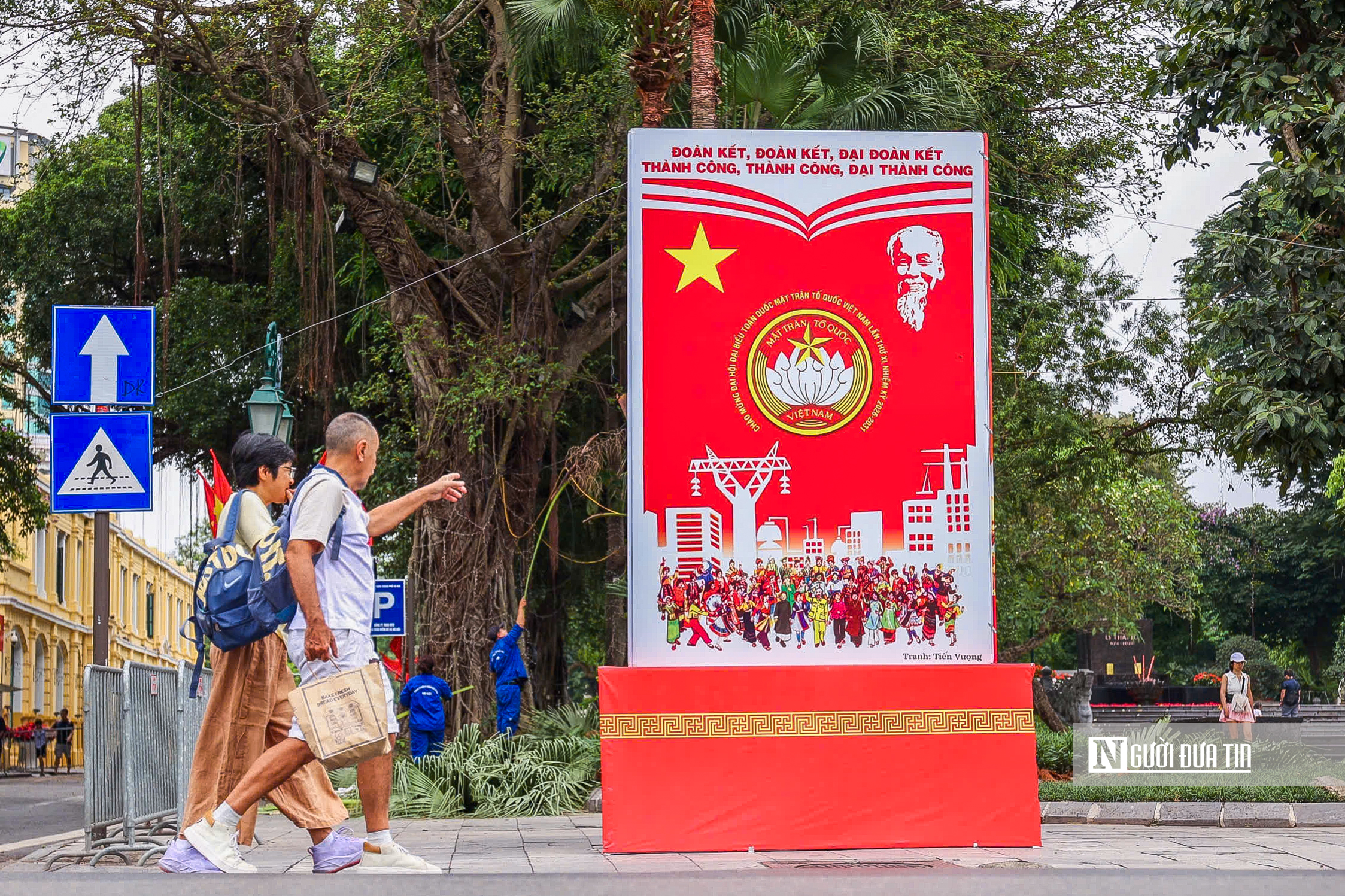 H&agrave; Nội trang ho&agrave;ng ch&agrave;o mừng Đại hội MTTQ Việt Nam lần thứ XI- Ảnh 6.