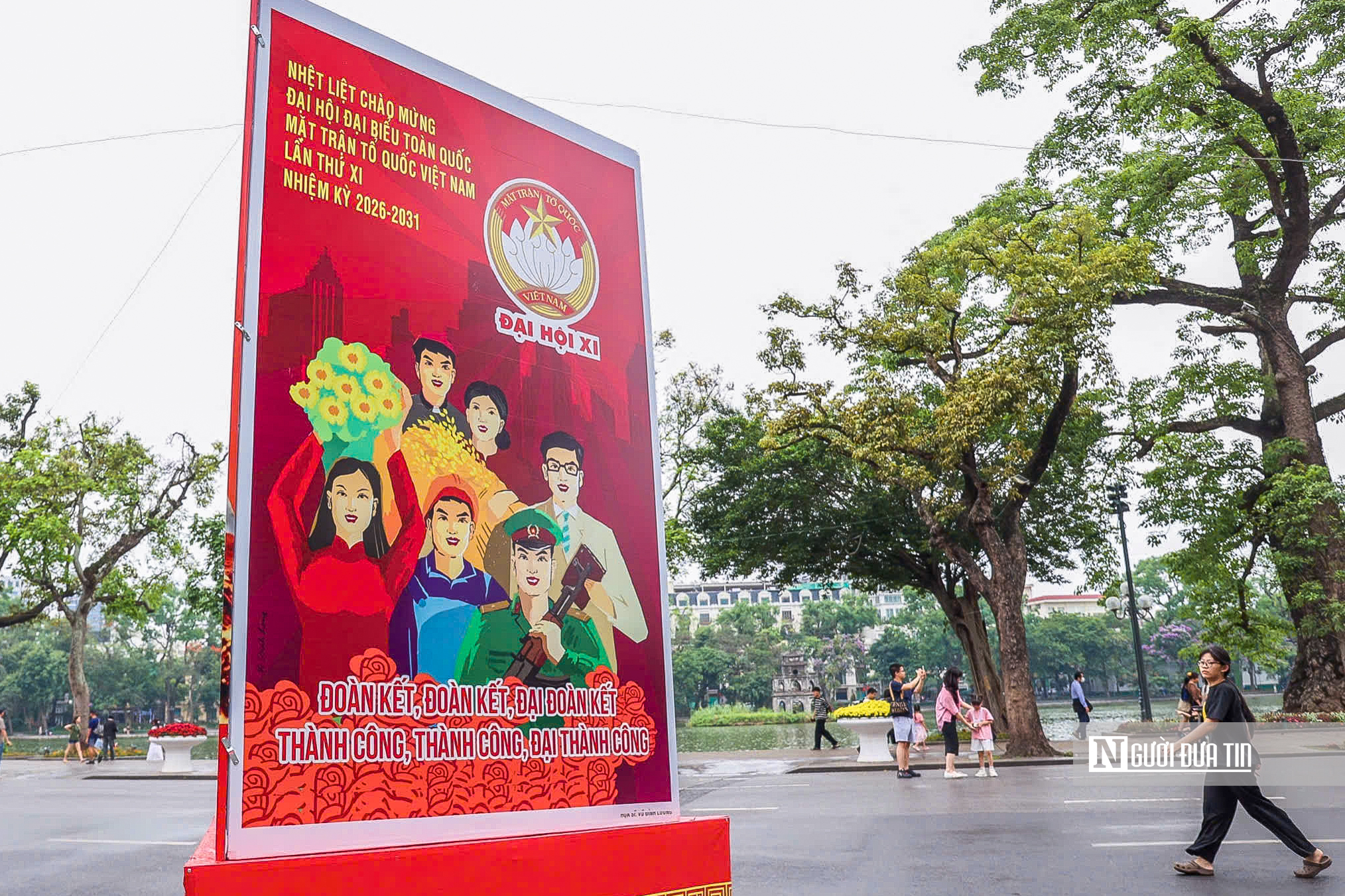 H&agrave; Nội trang ho&agrave;ng ch&agrave;o mừng Đại hội MTTQ Việt Nam lần thứ XI- Ảnh 5.