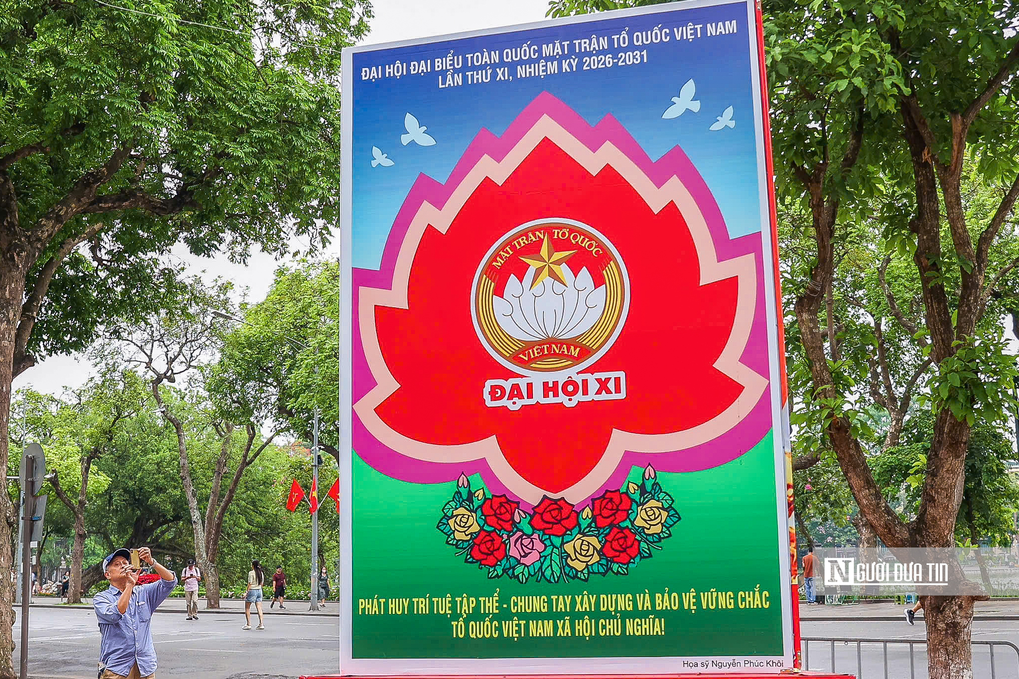 H&agrave; Nội trang ho&agrave;ng ch&agrave;o mừng Đại hội MTTQ Việt Nam lần thứ XI- Ảnh 7.