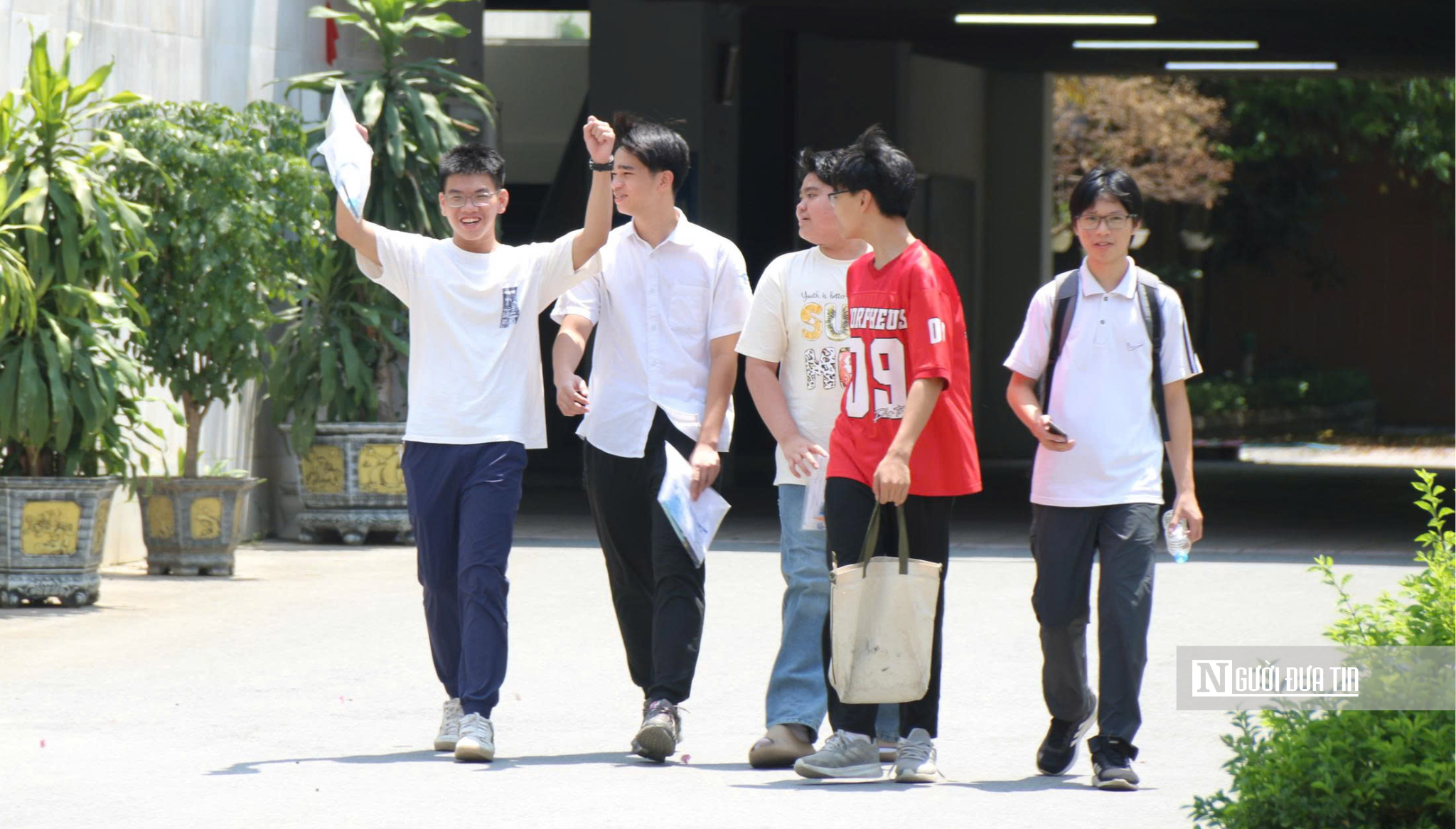 Thí sinh hào hứng vì đề thi Thí sinh hào hứng vì đề thi