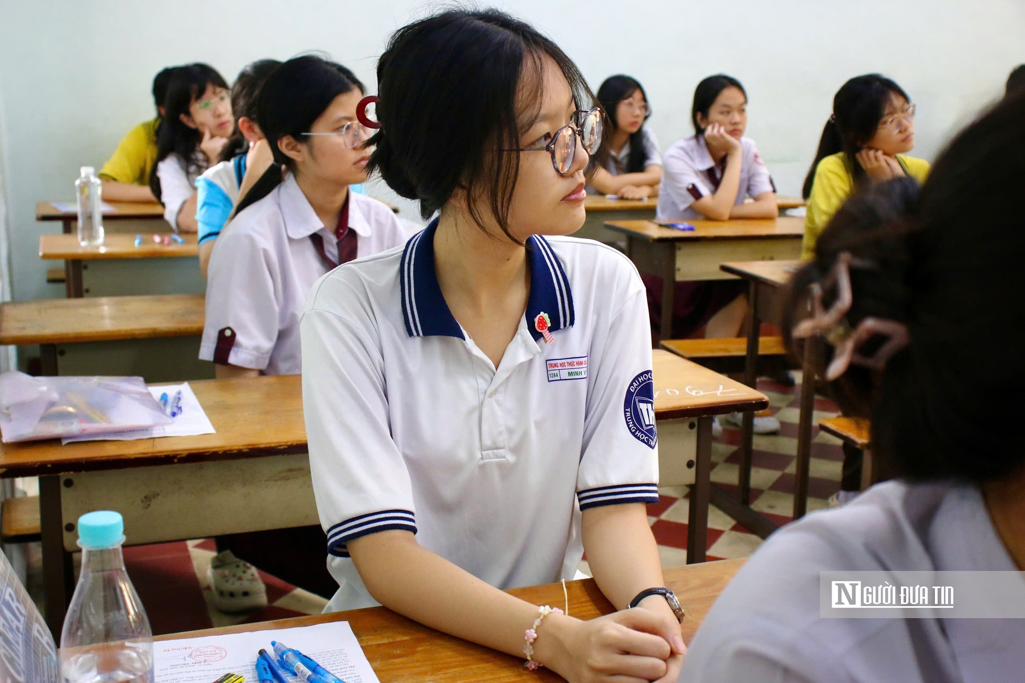 Lãnh đạo Tp.HCM động viên các thí sinh trước giờ thi tốt nghiệp THPT- Ảnh 3. Lãnh đạo Tp.HCM động viên các thí sinh trước giờ thi tốt nghiệp THPT- Ảnh 3.