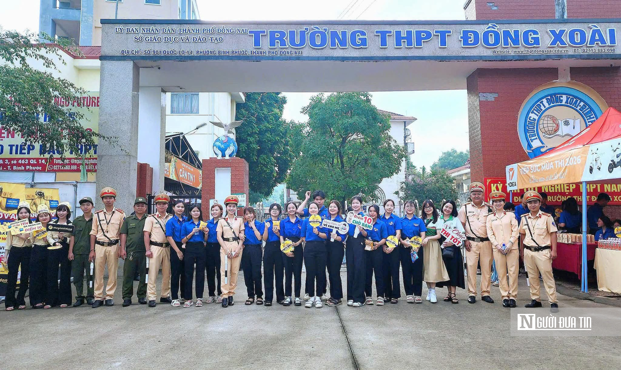 5km nghẹt thở đưa th&iacute; sinh kịp giờ thi tốt nghiệp của CSGT- Ảnh 4.
