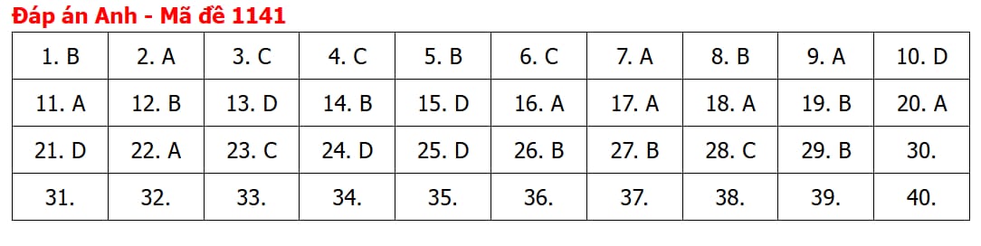 Đáp án môn tiếng Anh thi tốt nghiệp THPT 2026 mã đề 1136 nhanh nhất, đầy đủ nhất - Ảnh 5.