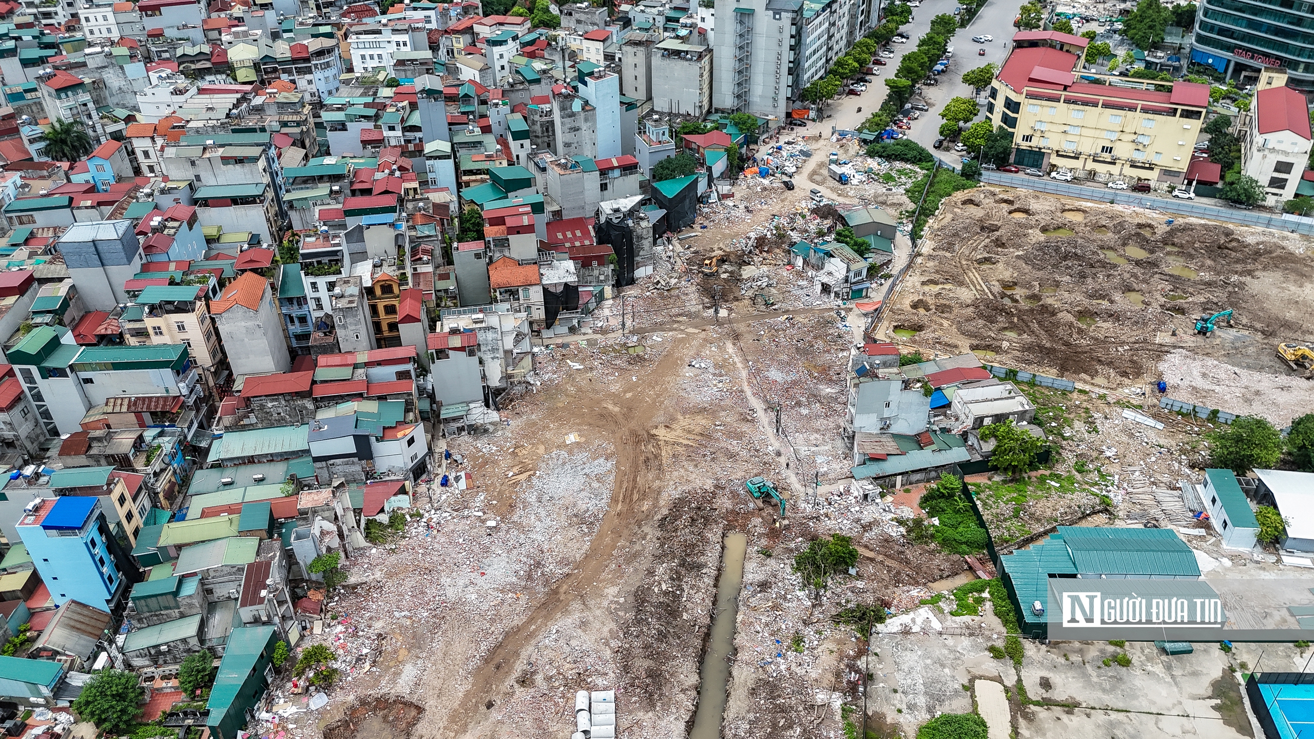Hà Nội: Tuyến đường 2,5 đoạn qua Cầu Giấy dần thành hình - Ảnh 7.