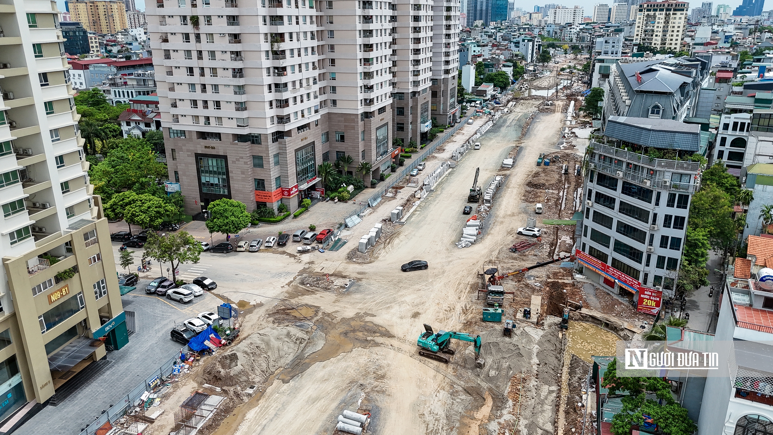 Hà Nội: Tuyến đường 2,5 đoạn qua Cầu Giấy dần thành hình - Ảnh 5.