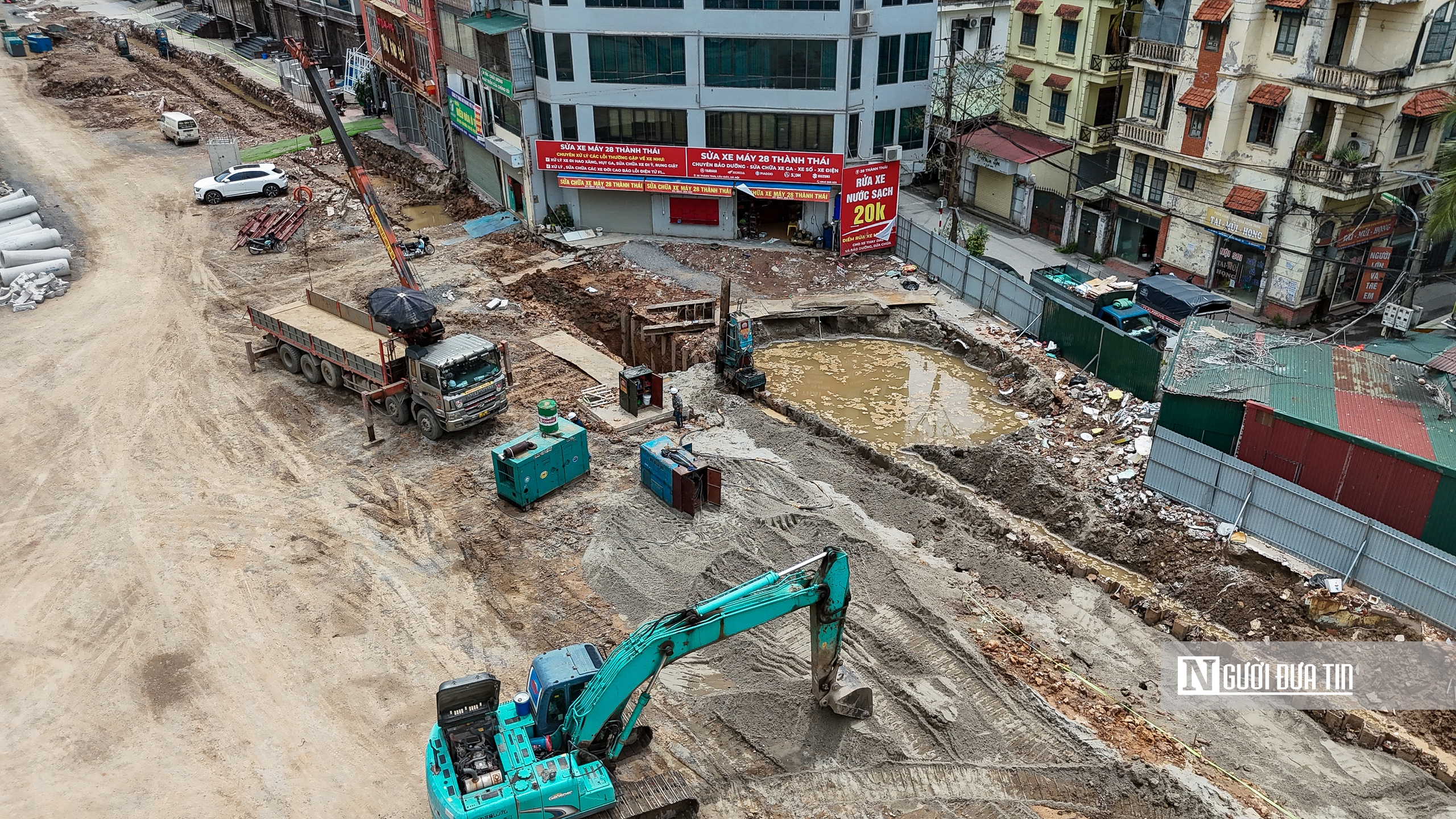 Hà Nội: Tuyến đường 2,5 đoạn qua Cầu Giấy dần thành hình - Ảnh 10.