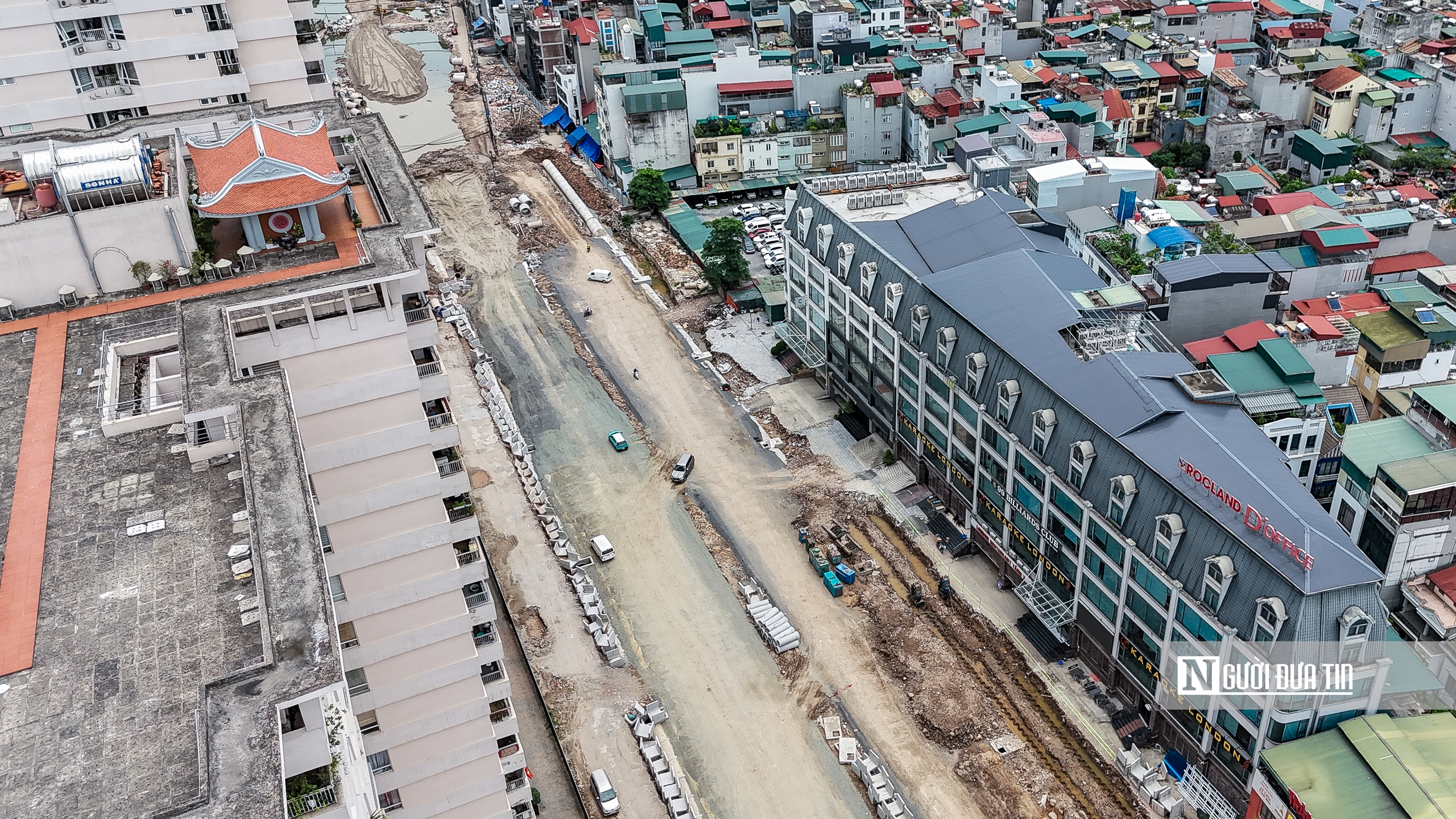 Hà Nội: Tuyến đường 2,5 đoạn qua Cầu Giấy dần thành hình - Ảnh 4.