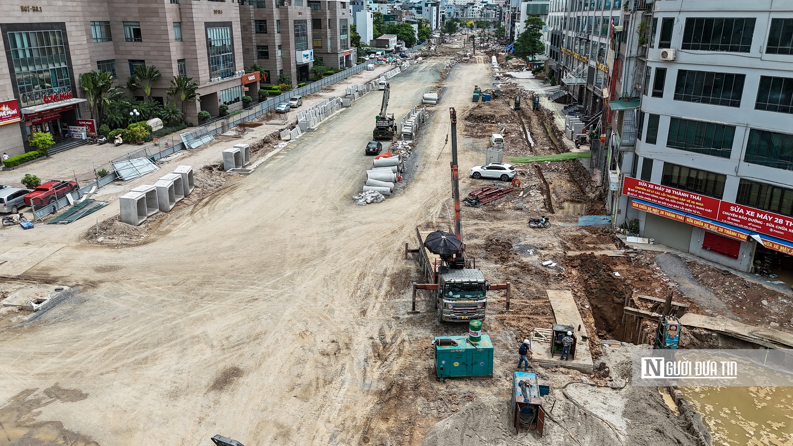 Hà Nội: Tuyến đường 2,5 đoạn qua Cầu Giấy dần thành hình - Ảnh 9.