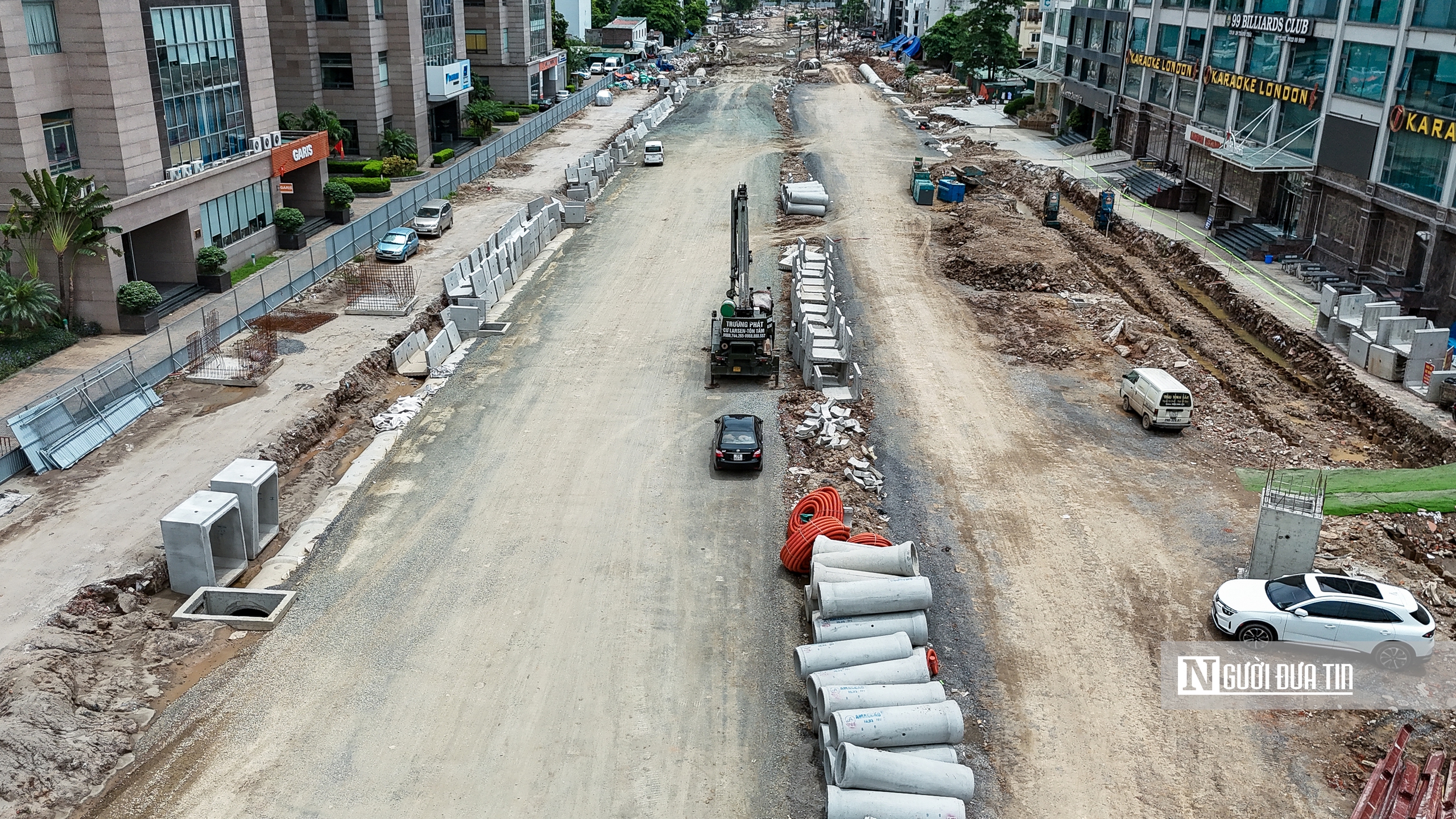Hà Nội: Tuyến đường 2,5 đoạn qua Cầu Giấy dần thành hình - Ảnh 8.