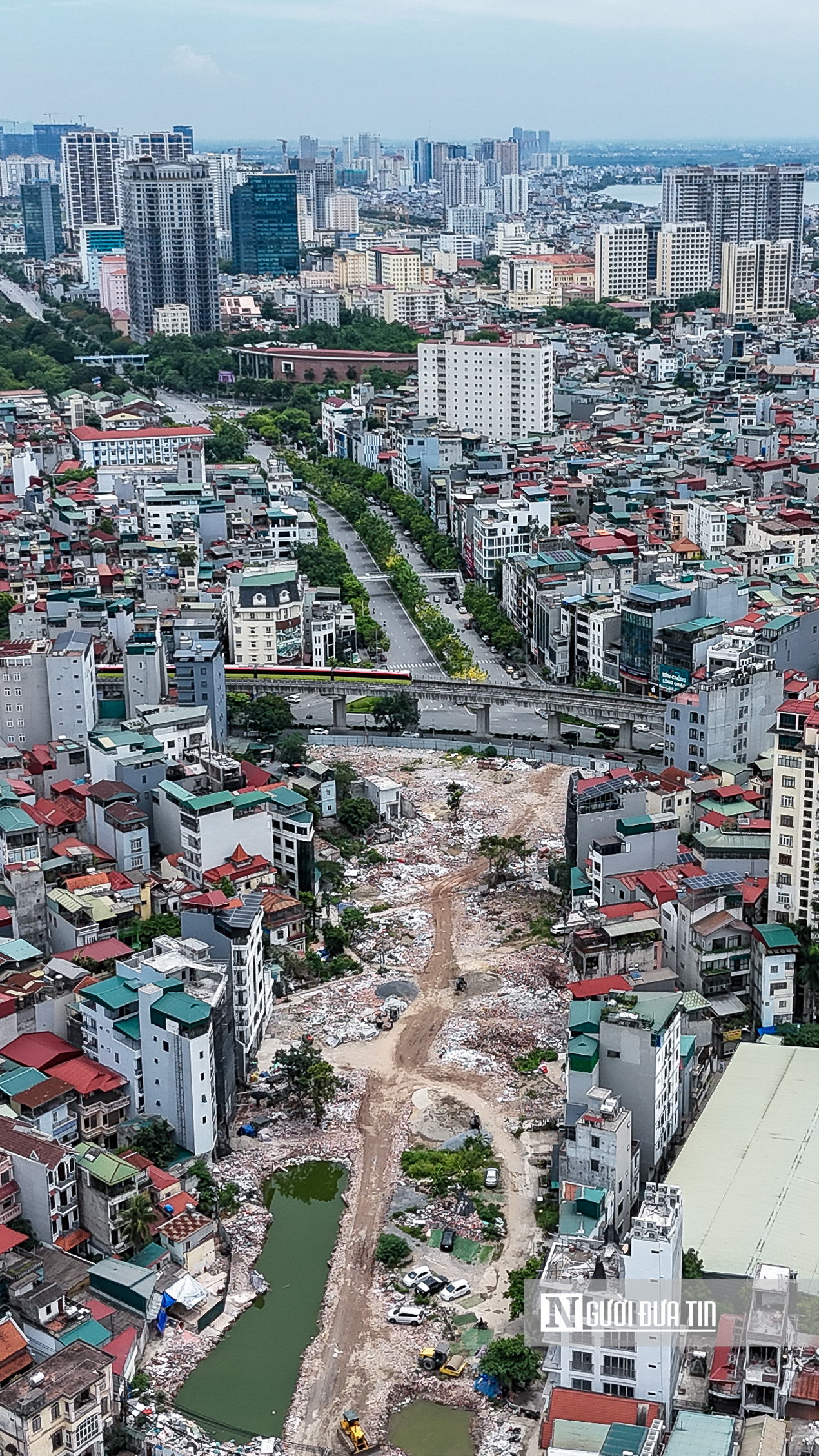 Hà Nội: Tuyến đường 2,5 đoạn qua Cầu Giấy dần thành hình - Ảnh 11.