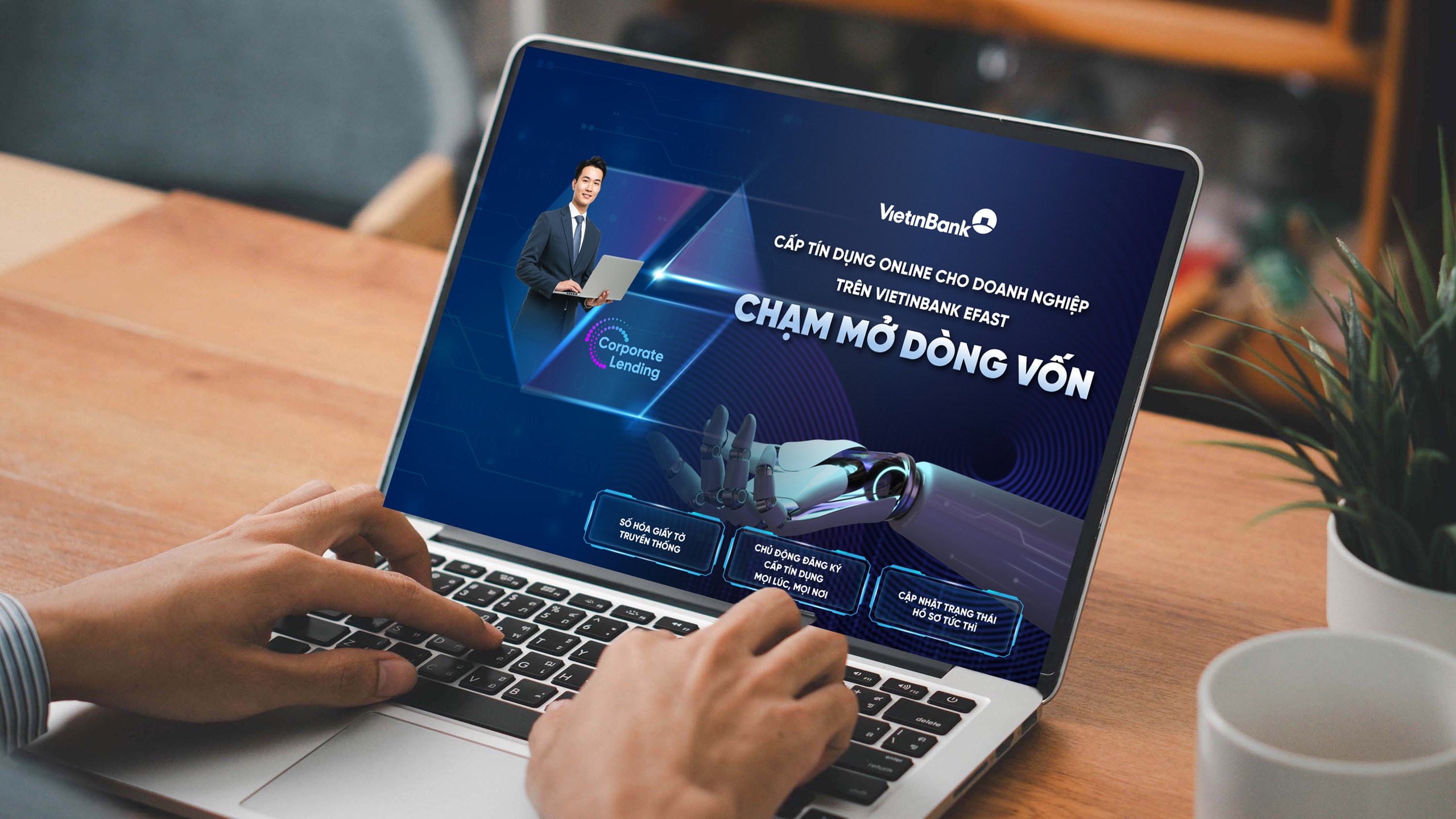 VietinBank ra mắt dịch vụ cấp tín dụng online trên VietinBank eFAST, rút ngắn thời gian tiếp cận vốn cho khách hàng doanh nghiệp - Ảnh 2.