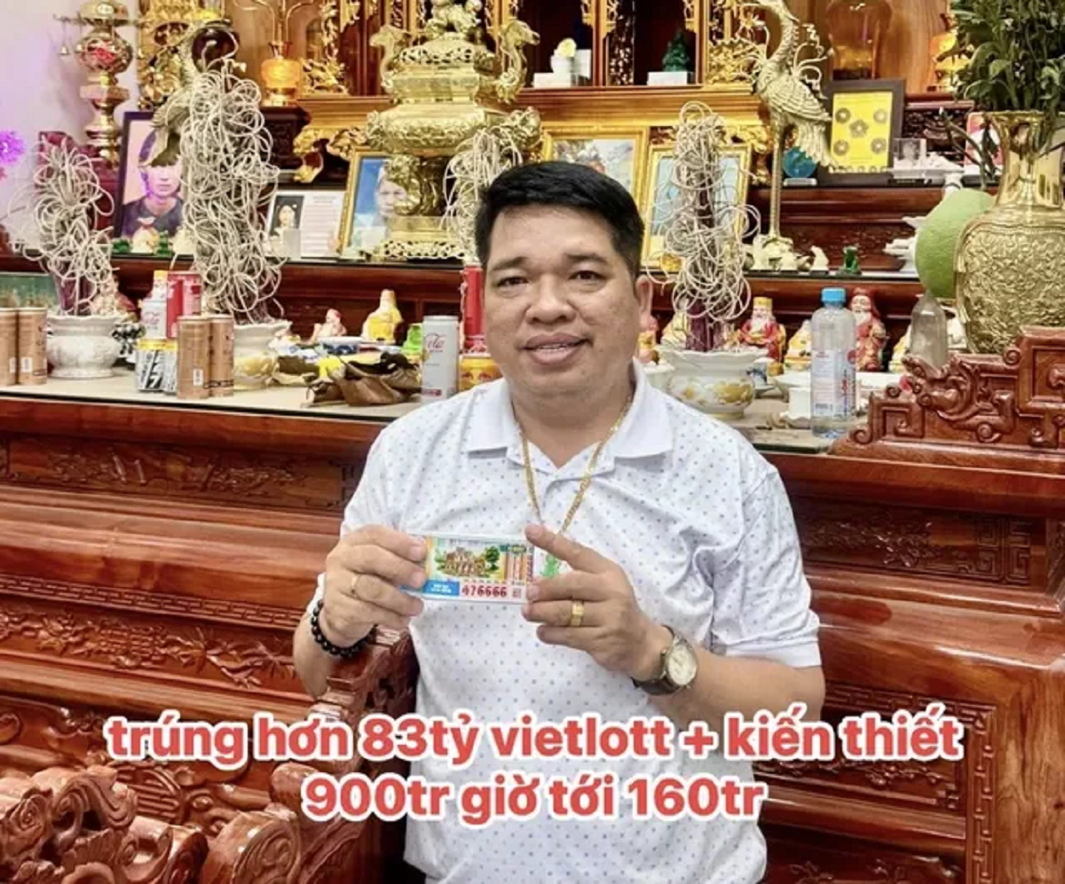 Người đàn ông trúng Vietlott 83 tỷ lại tiếp tục 