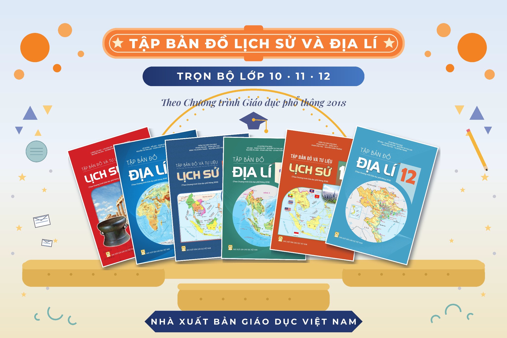 Bộ Tập bản đồ Lịch sử và Địa lí: Giải pháp học tập trực quan cho học sinh THCS và THPT - Ảnh 2.