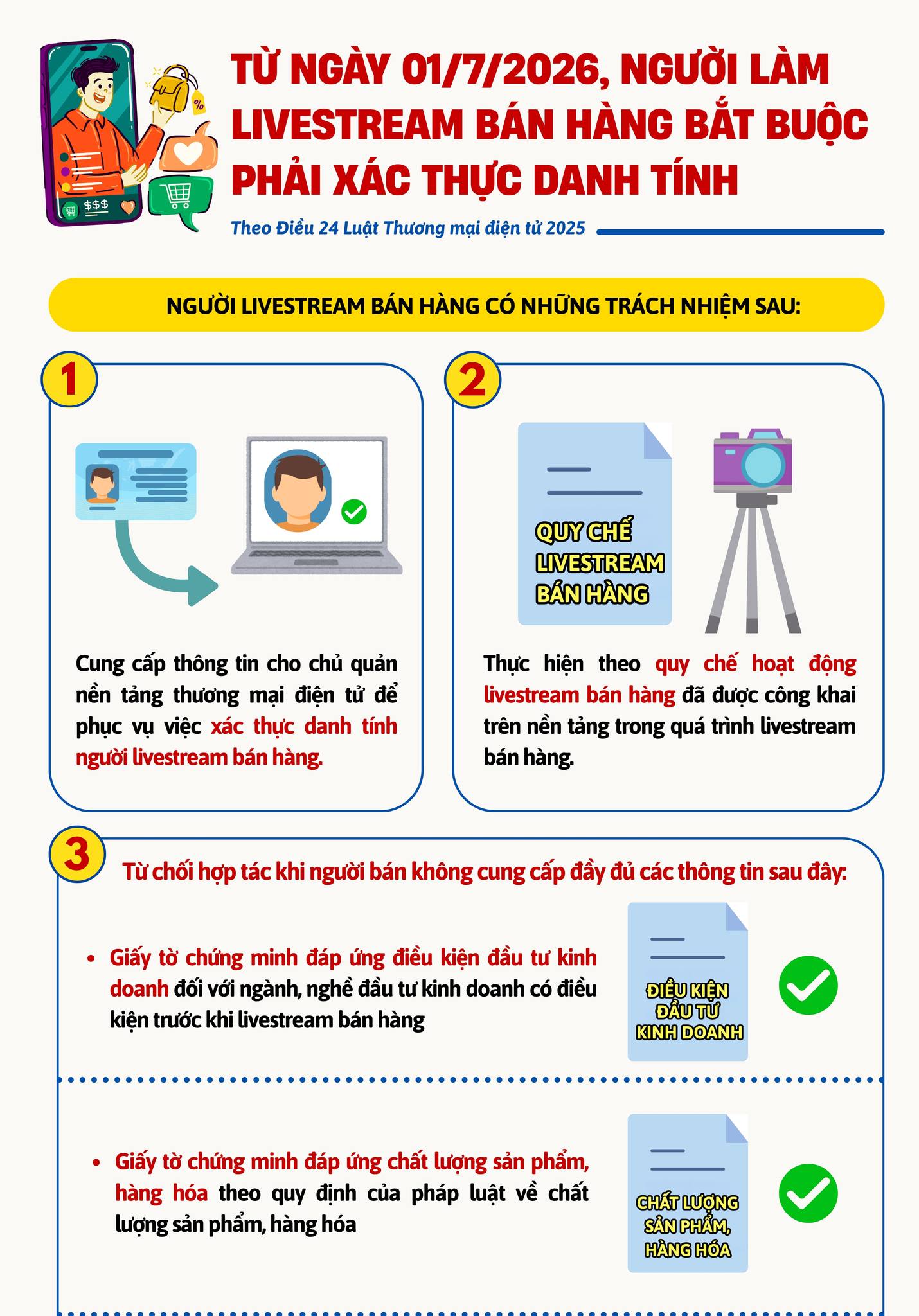 Từ 1/7, người d&acirc;n livestream b&aacute;n h&agrave;ng cần nắm r&otilde; quy định mới để tr&aacute;nh bị phạt nặng- Ảnh 1.