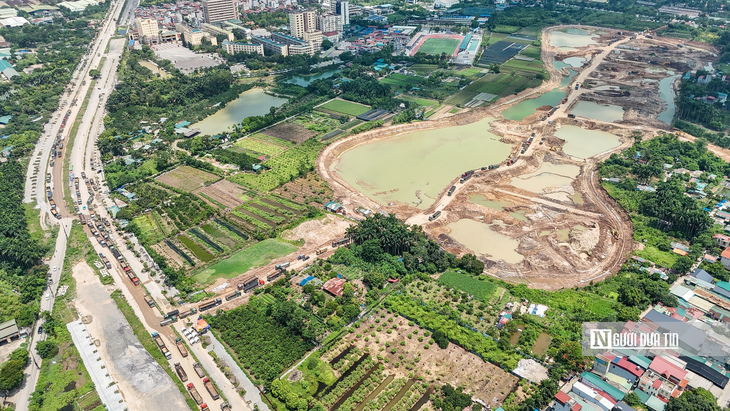 Tiến độ c&aacute;c hồ chống ngập ở H&agrave; Nội trước m&ugrave;a mưa - Ảnh 15.
