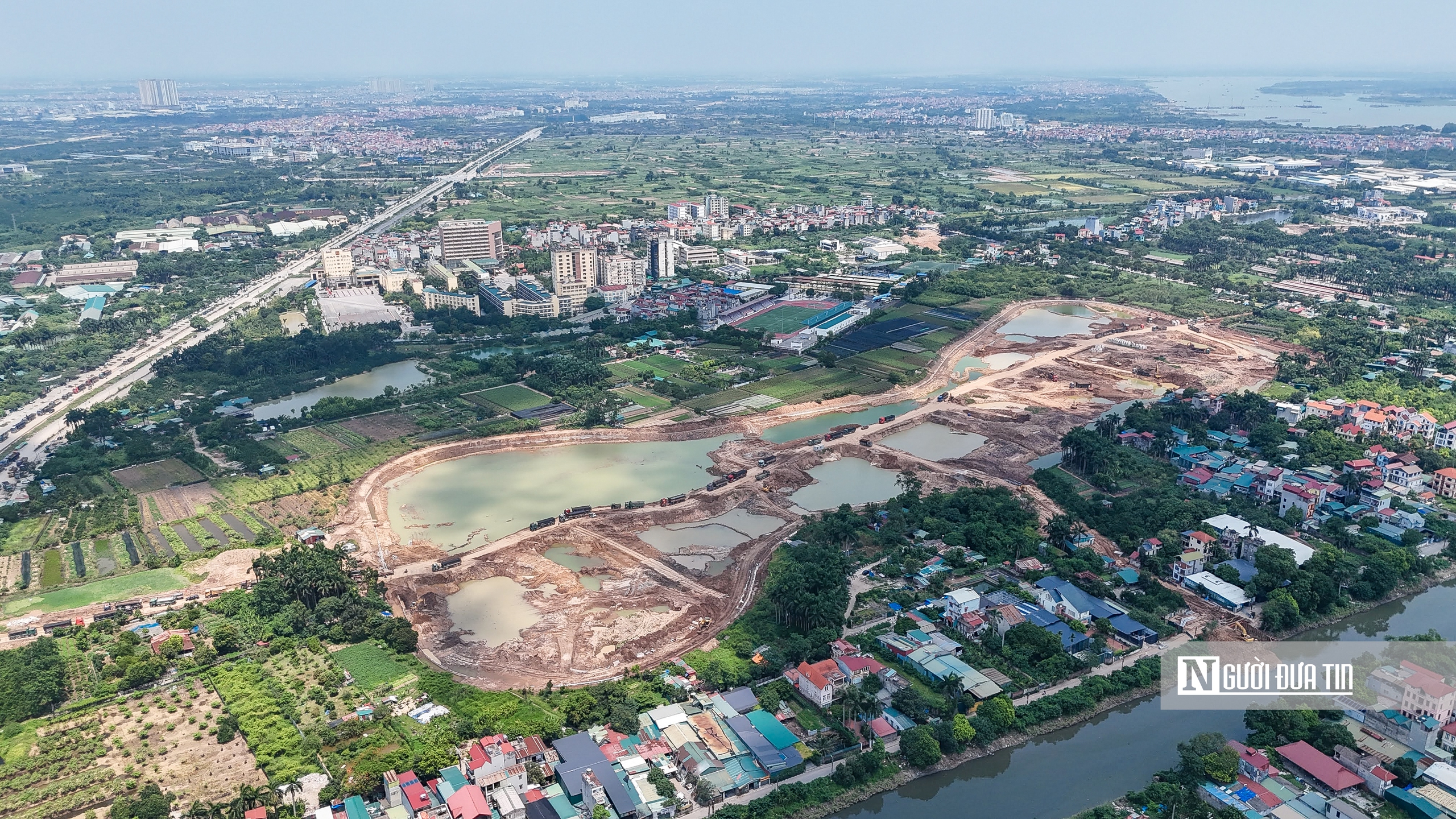 Tiến độ c&aacute;c hồ chống ngập ở H&agrave; Nội trước m&ugrave;a mưa - Ảnh 13.