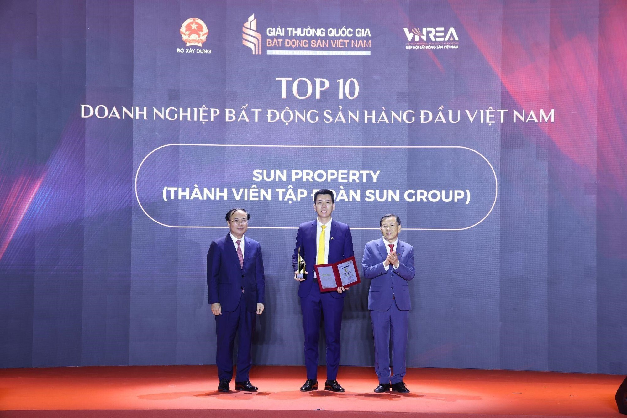 Sun Property &ldquo;chiến thắng&rdquo; 4 hạng mục quan trọng tại Giải thưởng Quốc gia Bất động sản Việt Nam 2026- Ảnh 1.