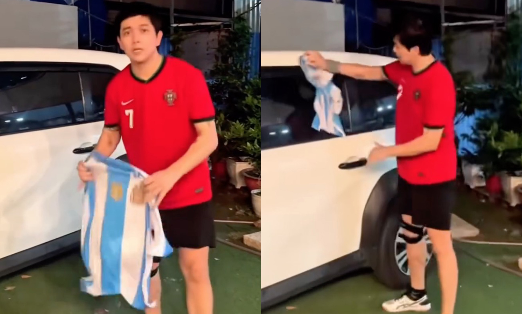 Nam ca sĩ Tim có động thái gây chú ý sau khi dùng áo tuyển Argentina lau xe gây tranh cãi - Ảnh 2.
