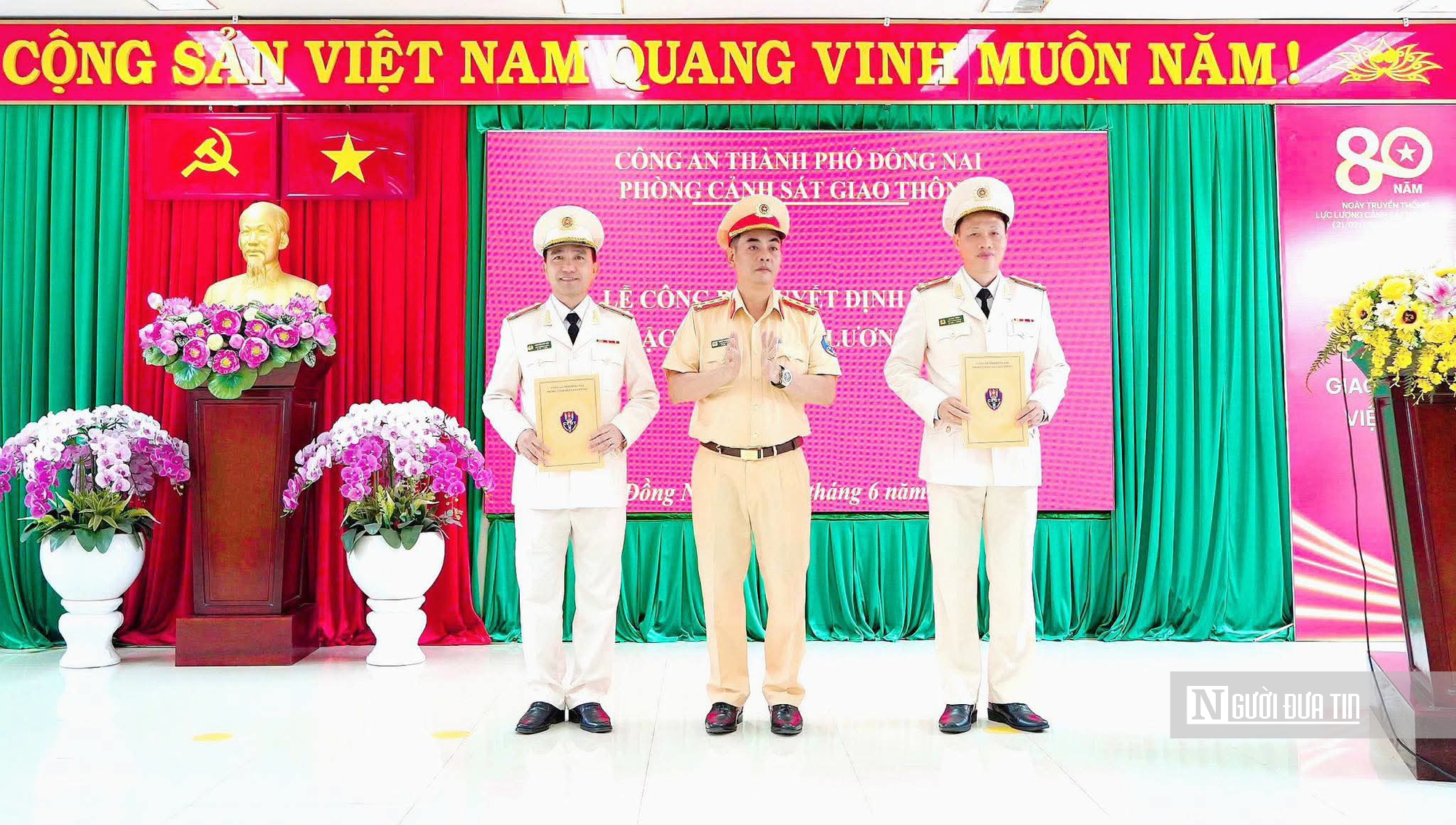 Thăng cấp bậc h&agrave;m, n&acirc;ng lương cho 73 c&aacute;n bộ, chiến sĩ C&ocirc;ng an Đồng Nai- Ảnh 5.