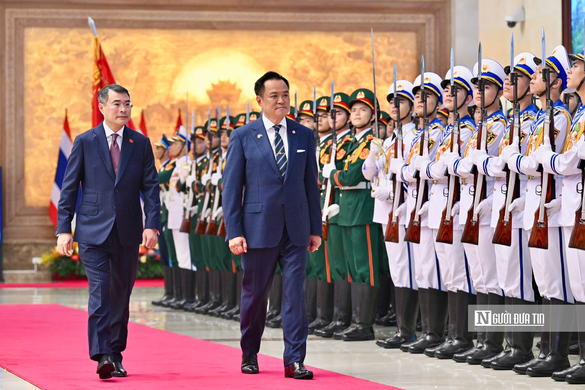 Thủ tướng Lê Minh Hưng chủ trì lễ đón Thủ tướng Thái Lan- Ảnh 2. Thủ tướng Lê Minh Hưng chủ trì lễ đón Thủ tướng Thái Lan- Ảnh 2.