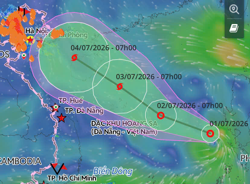Áp thấp nhiệt đới khả năng mạnh lên thành bão số 1, dự báo ảnh hưởng trực tiếp Bắc Bộ- Ảnh 1.