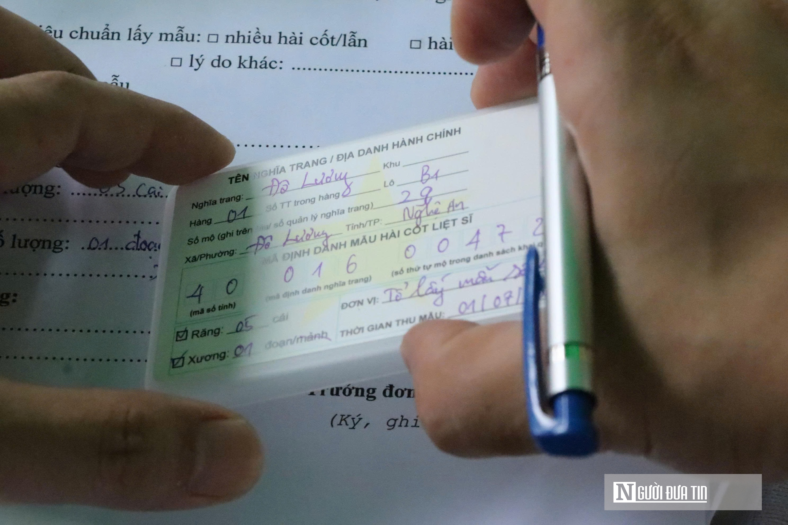 Nghệ An: Chạy đua với thời gian, dồn lực 40 ngày lấy mẫu hơn 1.300 hài cốt liệt sĩ- Ảnh 11.