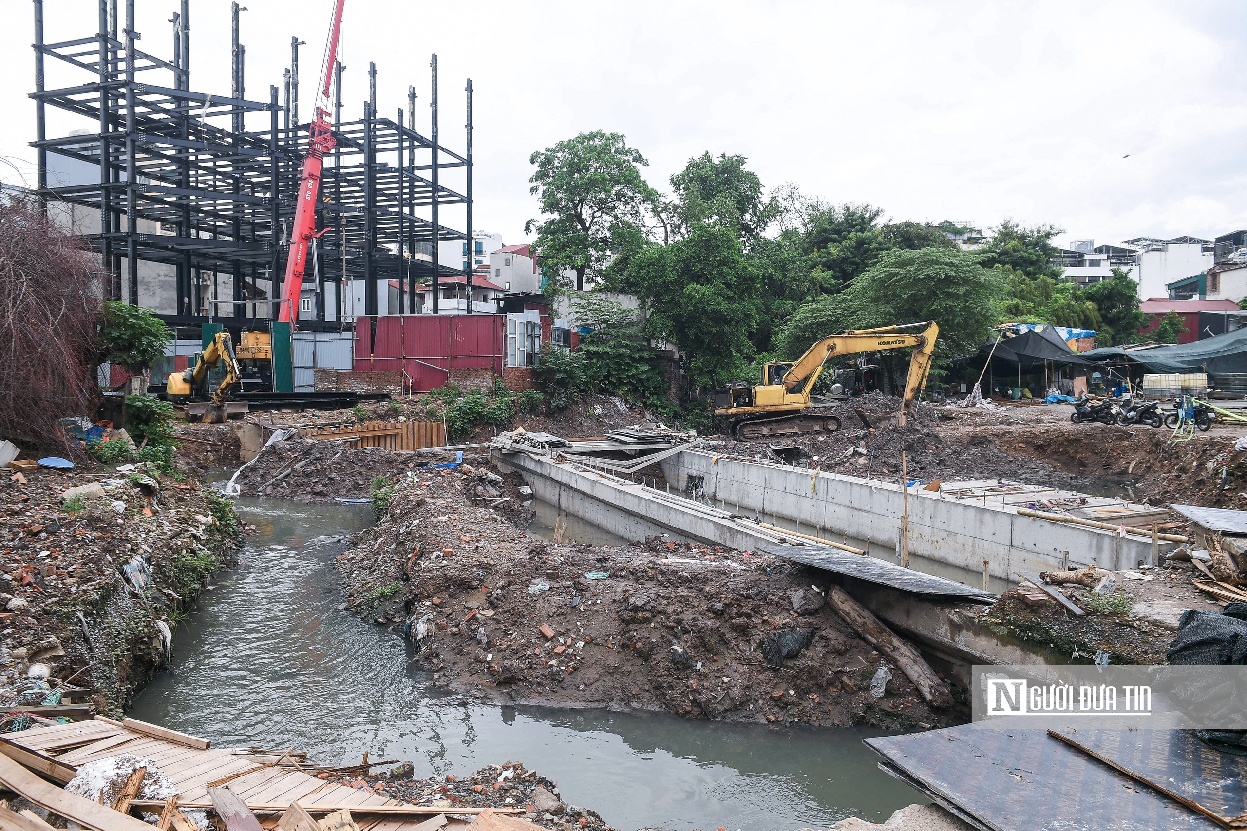 H&agrave; Nội: Ho&agrave;n tất GPMB dự &aacute;n cống hoa mương Kẻ Khế sau gần 20 năm - Ảnh 1.