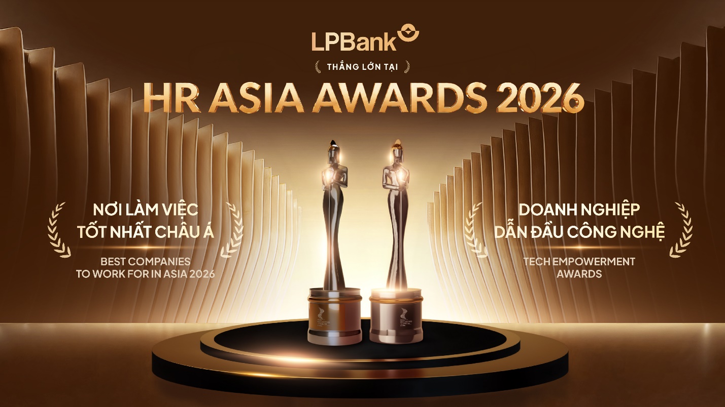 LPBank lập "cú đúp" tại HR Asia 2026: Khi chiến lược phát triển con người trở thành lợi thế cạnh tranh- Ảnh 1.