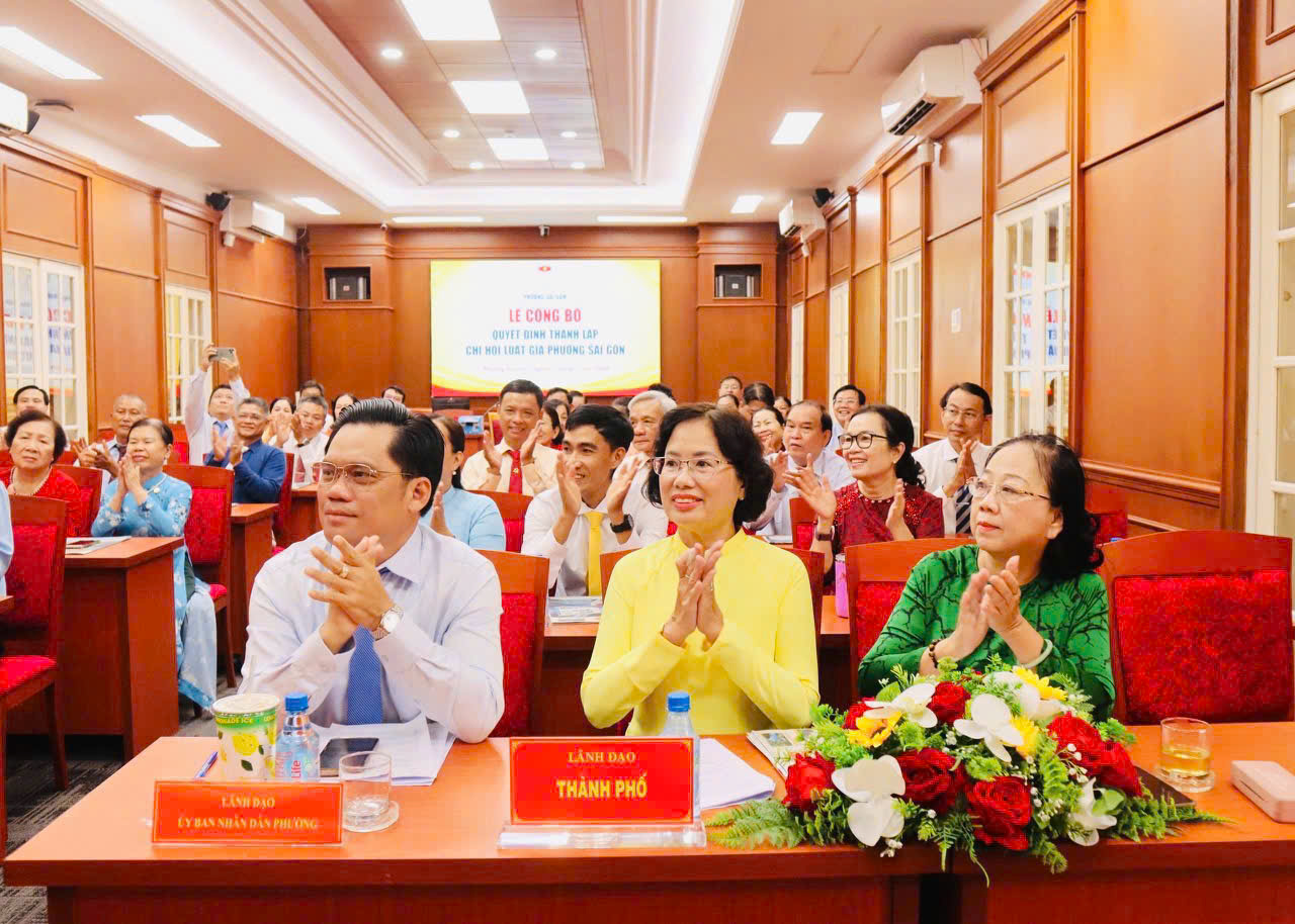 Tp.HCM: Thành lập Chi hội Luật gia phường Sài Gòn, tăng cường phổ biến pháp luật đến cơ sở- Ảnh 1.
