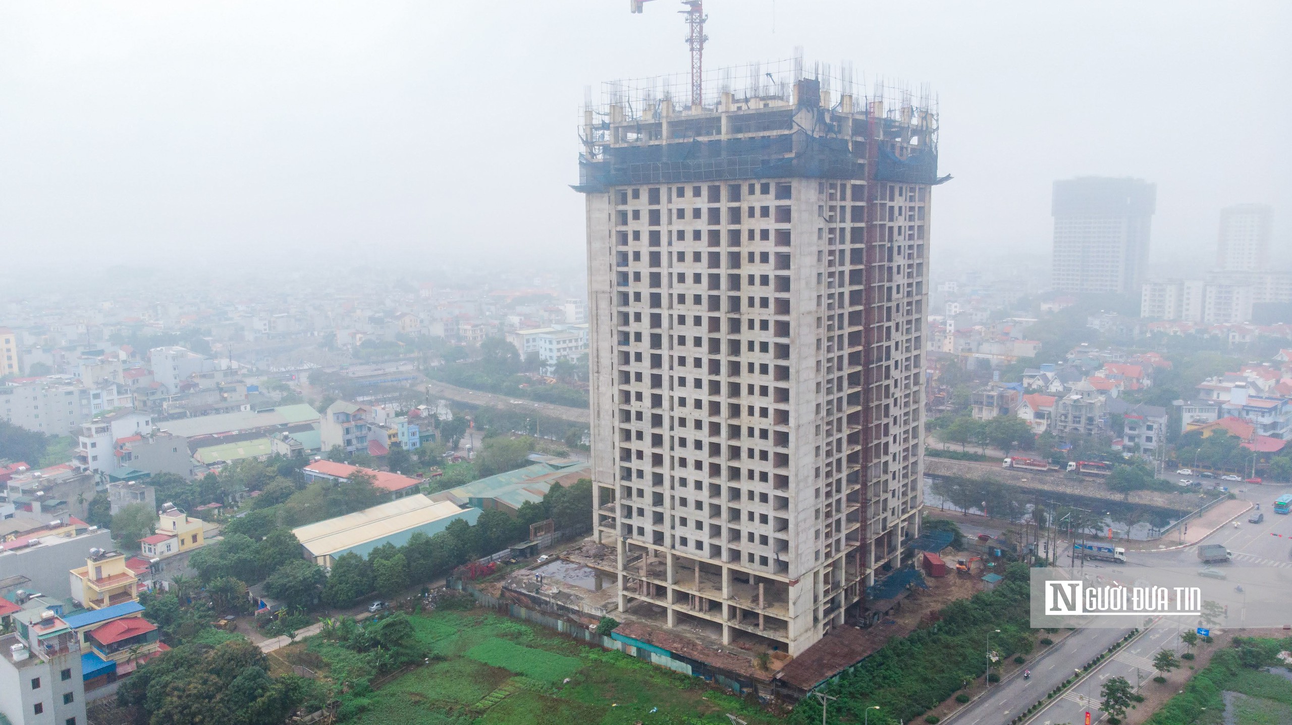 Diện mạo mới của khối bê tông bỏ hoang trên đất vàng phía nam Hà Nội- Ảnh 1.